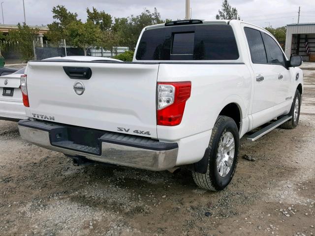 1N6AA1EJ4HN534283 - 2017 NISSAN TITAN S WHITE photo 4