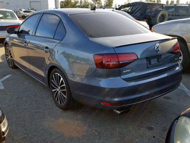 3VWD17AJ7HM388736 - 2017 VOLKSWAGEN JETTA SPOR GRAY photo 3