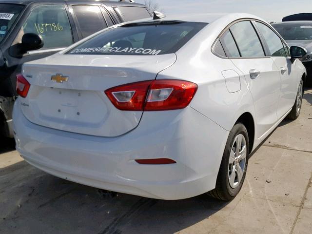 1G1BC5SMXJ7148753 - 2018 CHEVROLET CRUZE LS WHITE photo 4