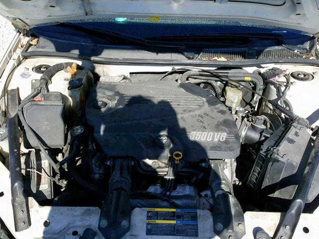 2G1WT55K089172287 - 2008 CHEVROLET IMPALA LT WHITE photo 7