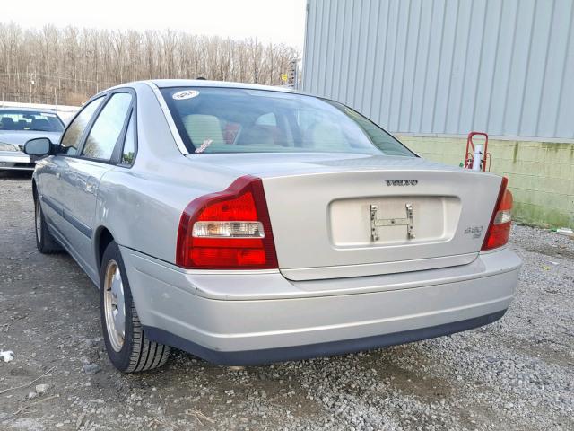 YV1TS92D921250629 - 2002 VOLVO S80 SILVER photo 3