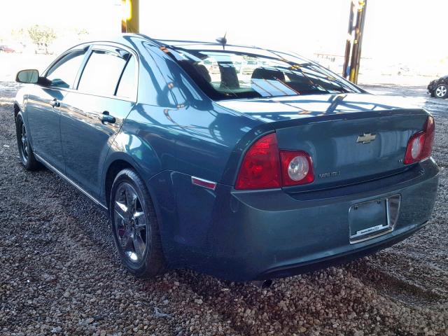 1G1ZH57B89F208103 - 2009 CHEVROLET MALIBU 1LT GREEN photo 3