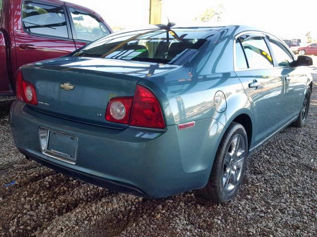 1G1ZH57B89F208103 - 2009 CHEVROLET MALIBU 1LT GREEN photo 4