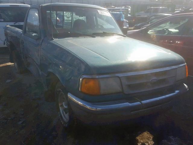 1FTCR10U7VPB20498 - 1997 FORD RANGER GREEN photo 1