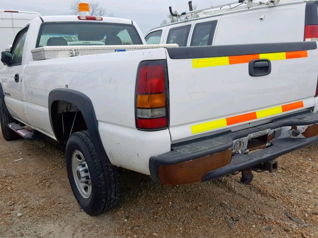 1GDHC24U86E105282 - 2006 GMC SIERRA C25 WHITE photo 3