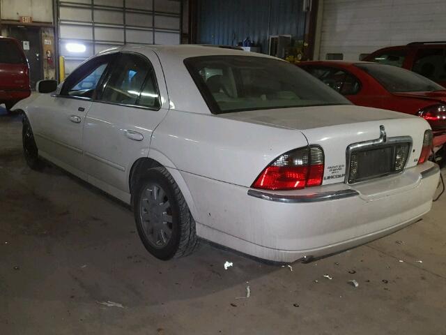 1LNHM86S13Y668602 - 2003 LINCOLN LS WHITE photo 3