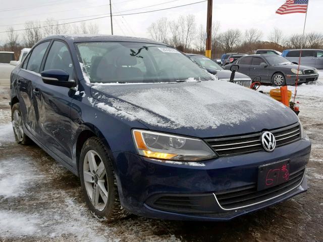 3VWLL7AJ4DM359968 - 2013 VOLKSWAGEN JETTA TDI BLUE photo 1