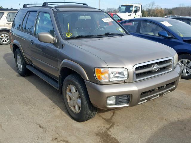 JN8DR09Y81W586756 - 2001 NISSAN PATHFINDER TAN photo 1