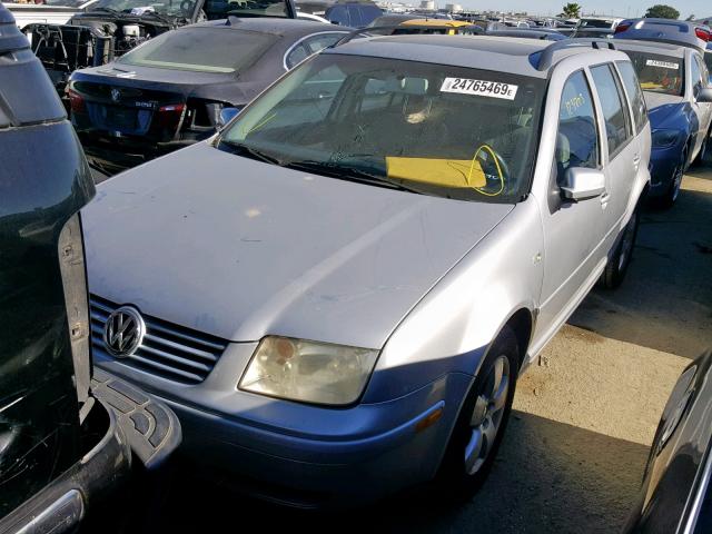 WVWSL61J54W117330 - 2004 VOLKSWAGEN JETTA GLS SILVER photo 2