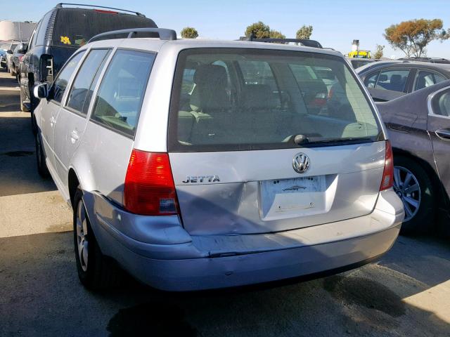 WVWSL61J54W117330 - 2004 VOLKSWAGEN JETTA GLS SILVER photo 3