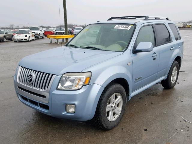 4M2CU29H98KJ49023 - 2008 MERCURY MARINER HE BLUE photo 2