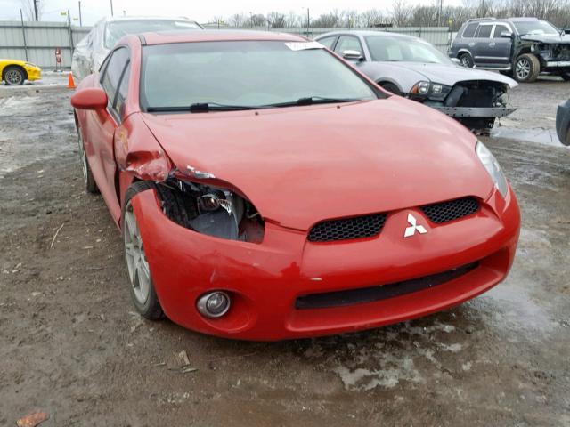 4A3AK34T56E014649 - 2006 MITSUBISHI ECLIPSE GT RED photo 1