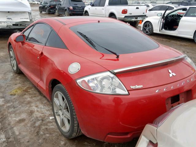 4A3AK34T56E014649 - 2006 MITSUBISHI ECLIPSE GT RED photo 3