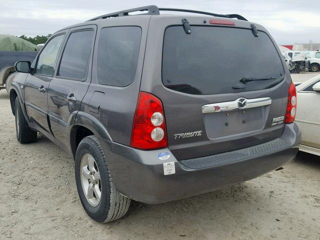 4F2YZ94155KM52182 - 2005 MAZDA TRIBUTE S GRAY photo 3