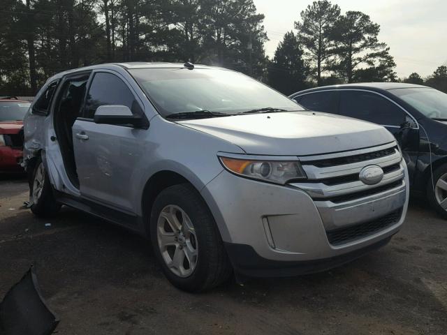 2FMDK3J94DBC97008 - 2013 FORD EDGE SEL SILVER photo 1