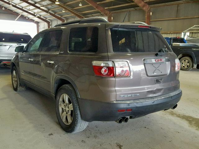 1GKER23738J134608 - 2008 GMC ACADIA SLT თაფლისფერი ფოტო 3