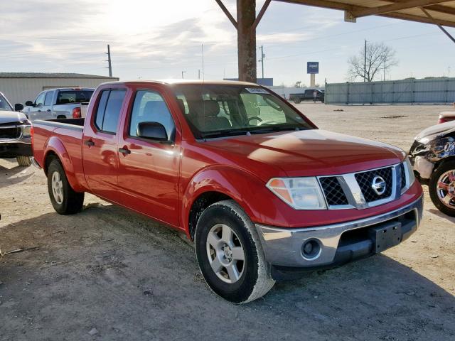 1N6AD09U57C461649 - 2007 NISSAN FRONTIER C RED photo 1