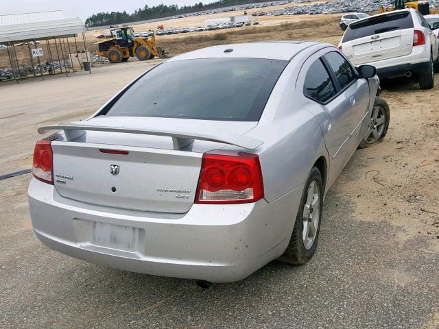 2B3CK3CV5AH125588 - 2010 DODGE CHARGER SX SILVER photo 4