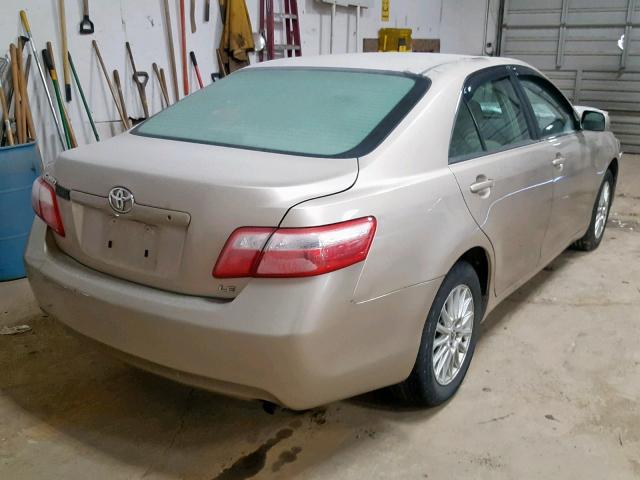 4T4BE46K98R046569 - 2008 TOYOTA CAMRY CE TAN photo 4