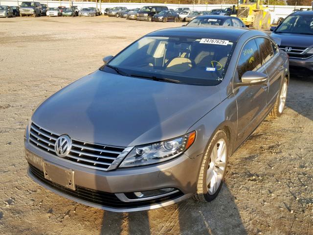 WVWRN7AN4DE547504 - 2013 VOLKSWAGEN CC LUXURY GRAY photo 2