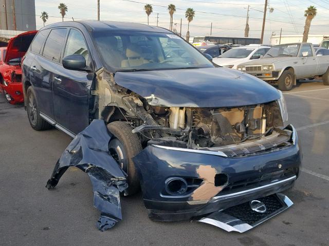 5N1AR2MM2FC603120 - 2015 NISSAN PATHFINDER BLUE photo 1