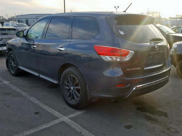 5N1AR2MM2FC603120 - 2015 NISSAN PATHFINDER BLUE photo 3