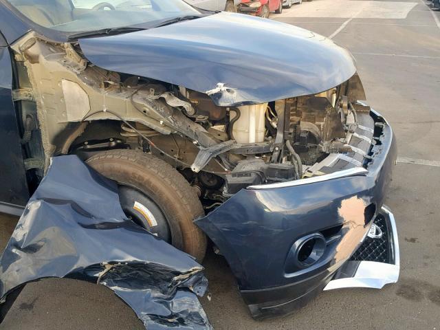 5N1AR2MM2FC603120 - 2015 NISSAN PATHFINDER BLUE photo 9