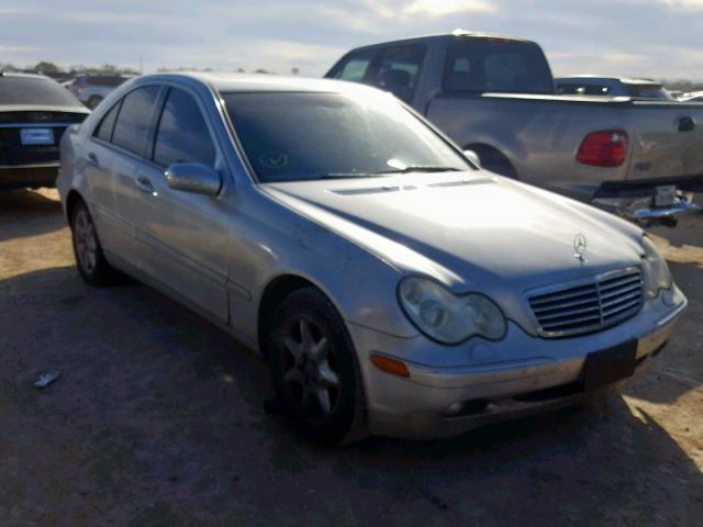 WDBRF61J44F448002 - 2004 MERCEDES-BENZ C 240 SILVER photo 1