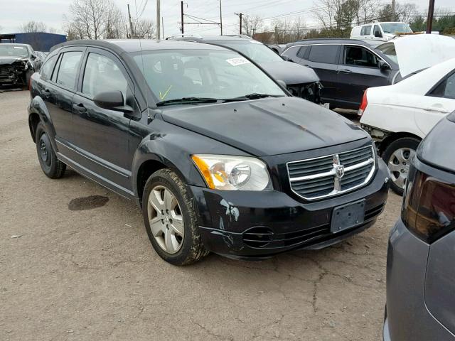 1B3HB48B37D255353 - 2007 DODGE CALIBER SX BLACK photo 1