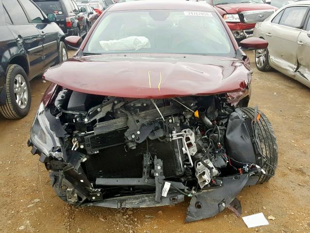 1C3CCCAB6GN104256 - 2016 CHRYSLER 200 LIMITE MAROON photo 7