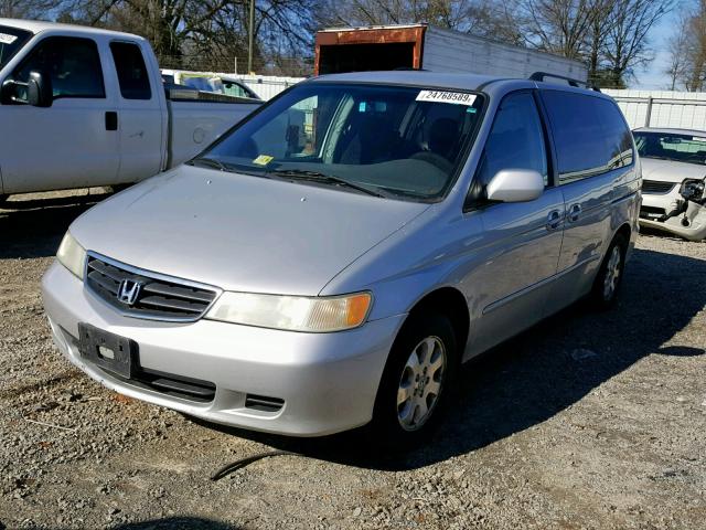 5FNRL18964B021255 - 2004 HONDA ODYSSEY EX SILVER photo 2