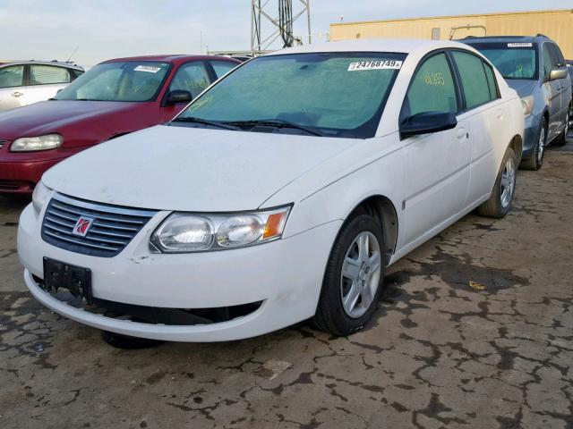 1G8AJ55FX7Z169485 - 2007 SATURN ION LEVEL WHITE photo 2