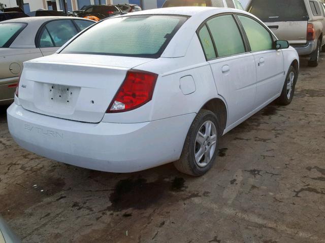 1G8AJ55FX7Z169485 - 2007 SATURN ION LEVEL WHITE photo 4