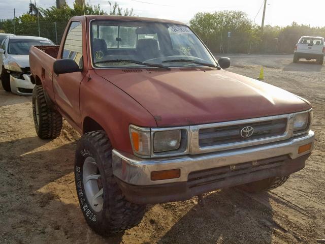 JT4RN01P3N0034820 - 1992 TOYOTA PICKUP 1/2 RED photo 1