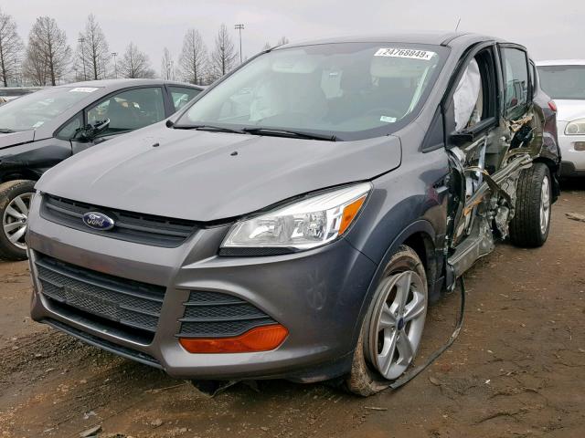 1FMCU0F70EUE52385 - 2014 FORD ESCAPE S GRAY photo 2