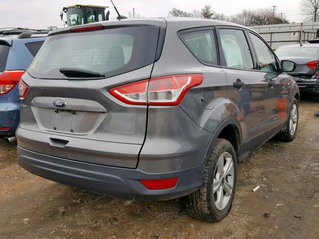 1FMCU0F70EUE52385 - 2014 FORD ESCAPE S GRAY photo 4