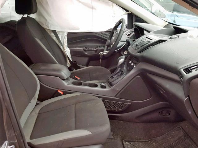 1FMCU0F70EUE52385 - 2014 FORD ESCAPE S GRAY photo 5