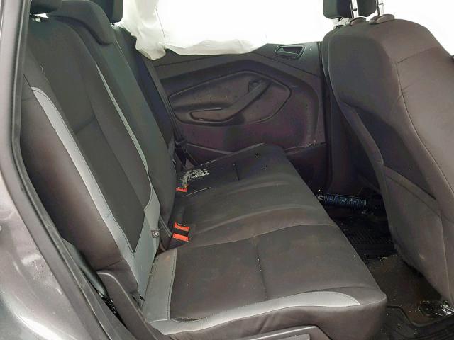 1FMCU0F70EUE52385 - 2014 FORD ESCAPE S GRAY photo 6