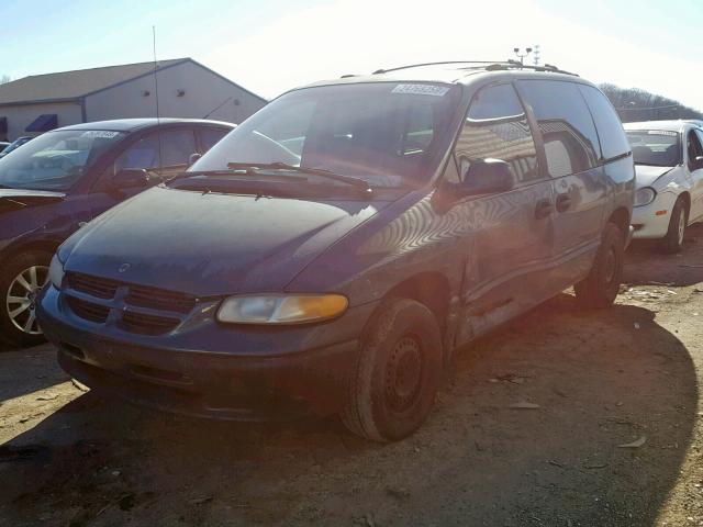 2B4GP2530YR897795 - 2000 DODGE CARAVAN GREEN photo 2