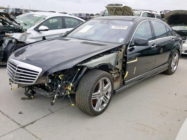 WDDNG7DB2DA518722 - 2013 MERCEDES-BENZ S 550 BLACK photo 2