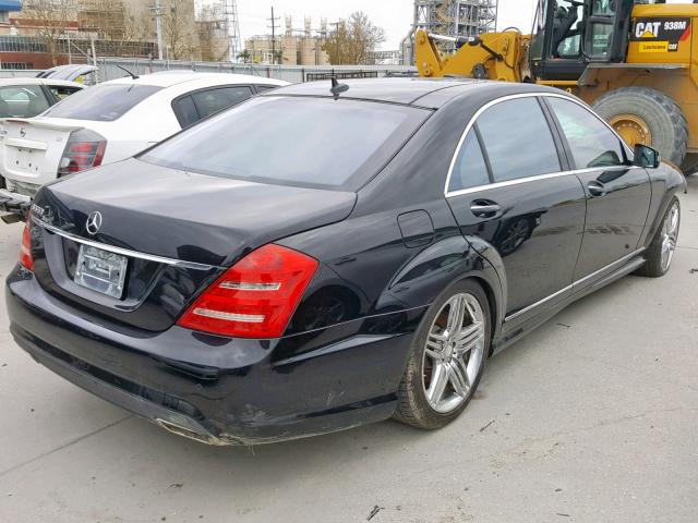 WDDNG7DB2DA518722 - 2013 MERCEDES-BENZ S 550 BLACK photo 4