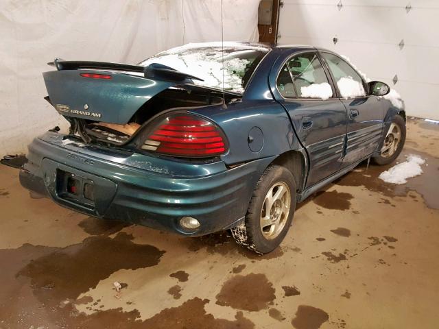 1G2NF52E92C257223 - 2002 PONTIAC GRAND AM S BLUE photo 4