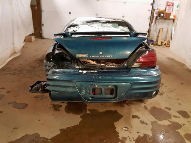 1G2NF52E92C257223 - 2002 PONTIAC GRAND AM S BLUE photo 9