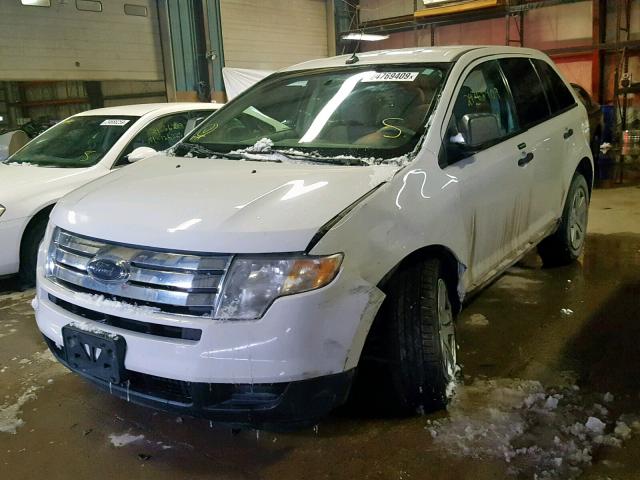 2FMDK3GC3ABA40937 - 2010 FORD EDGE SE WHITE photo 2