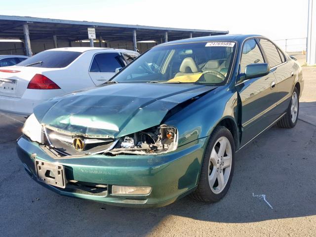 19UUA56853A051664 - 2003 ACURA 3.2TL TYPE GREEN photo 2