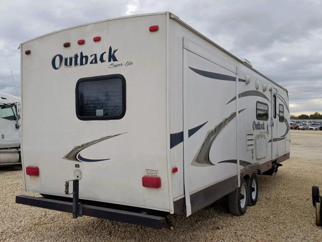 4YDT300209B451370 - 2009 KEYSTONE OUTBACK WHITE photo 4