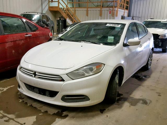 1C3CDFBA4DD284052 - 2013 DODGE DART SXT WHITE photo 2