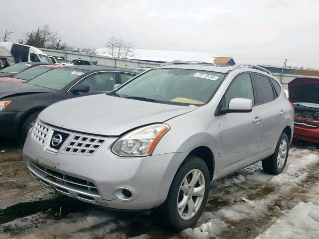 JN8AS5MVXAW612968 - 2010 NISSAN ROGUE S SILVER photo 2