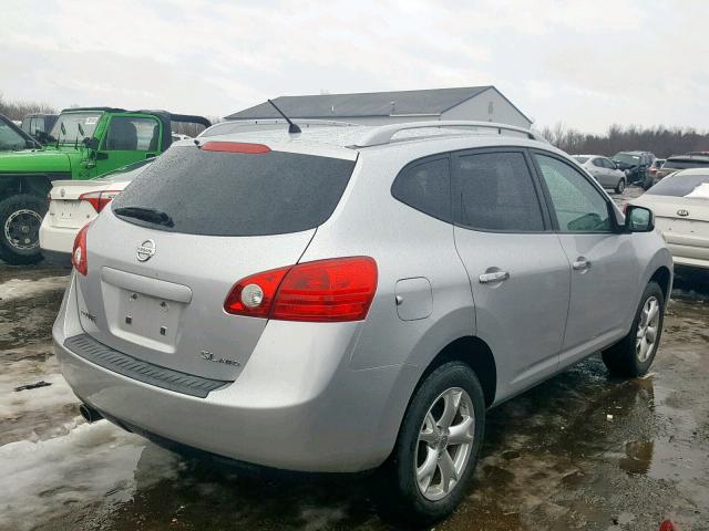 JN8AS5MVXAW612968 - 2010 NISSAN ROGUE S SILVER photo 4