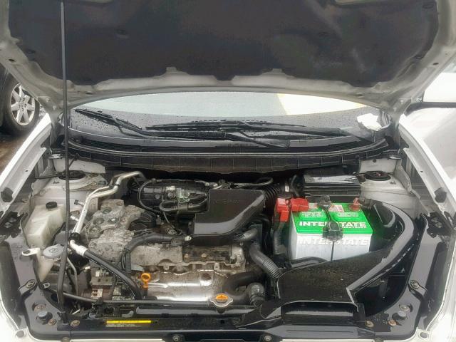 JN8AS5MVXAW612968 - 2010 NISSAN ROGUE S SILVER photo 7